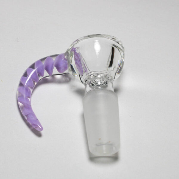 Purple Swirl Bowl Piece 14mm - Image 3