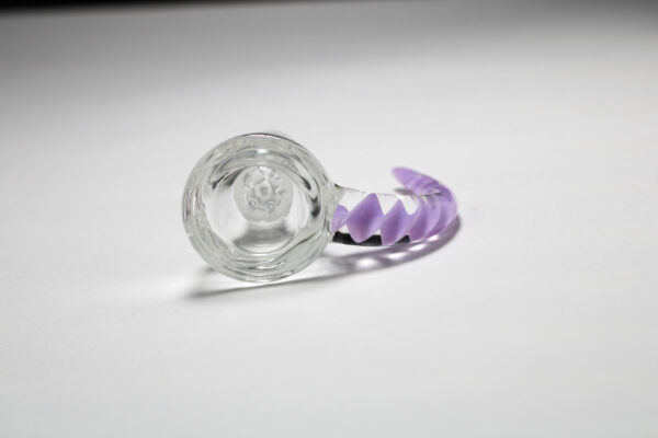 Purple Swirl Bowl Piece 14mm - Image 2