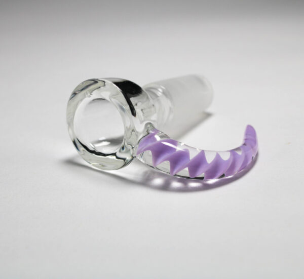 Purple Swirl Bowl Piece 14mm